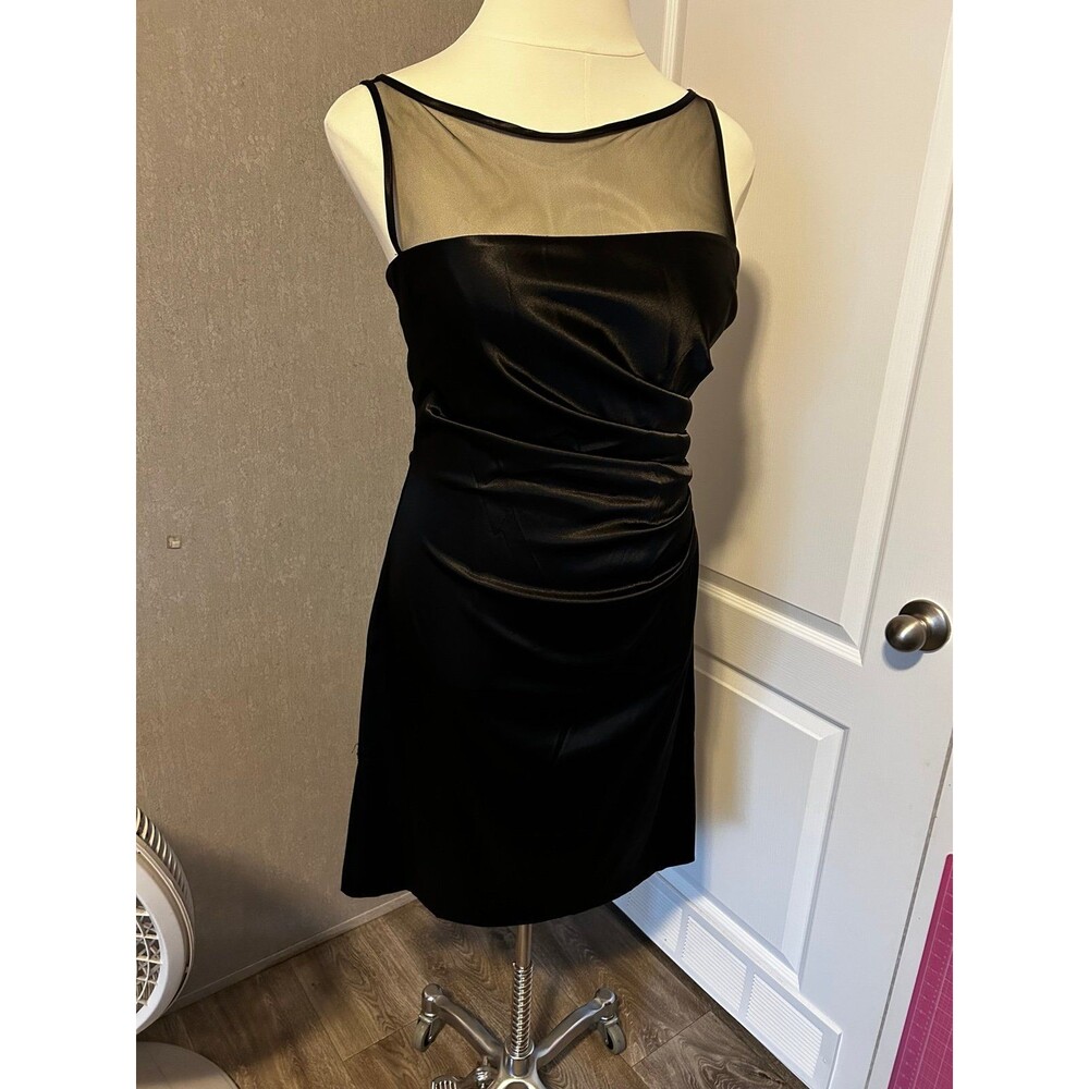Elegant Black Party Dress in size 16 by Spiegel